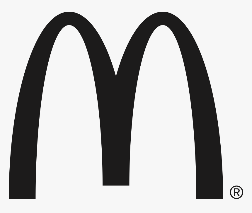 Mcdonalds Black And White, HD Png Download