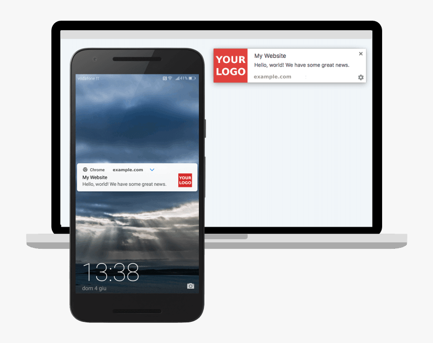 Web Push Notifications Mobile, HD Png Download
