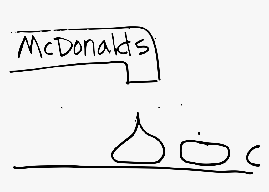 Mcdonalds Food Clip Arts - Line Art, HD Png Download