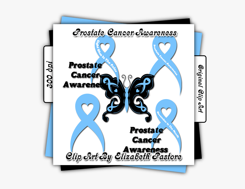 Prostate Cancer Ribbon Image - Awareness Ribbon, HD Png Download