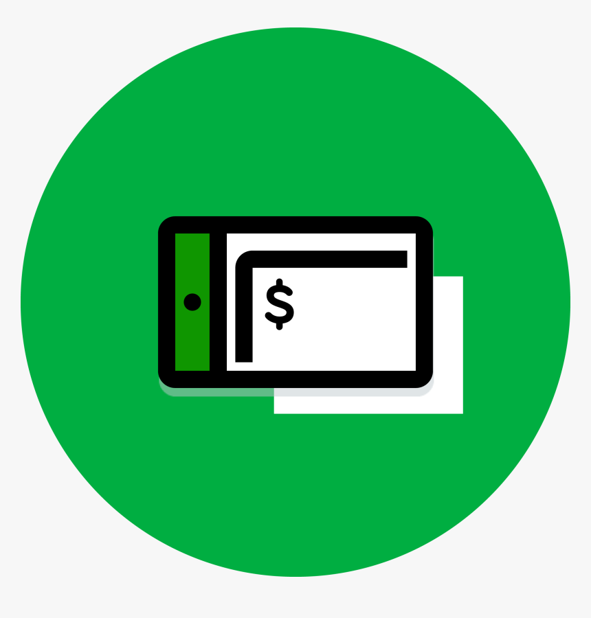 Icon Showing A Mobile Phone Taking A Photo Of A Check - Ville De Saint Etienne, HD Png Download