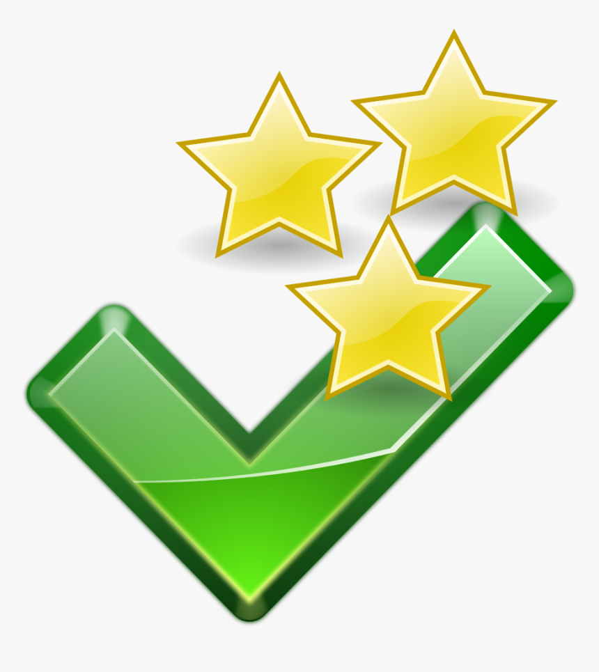 Starred Checkmark Multiple Stars - Result Based Management, HD Png Download