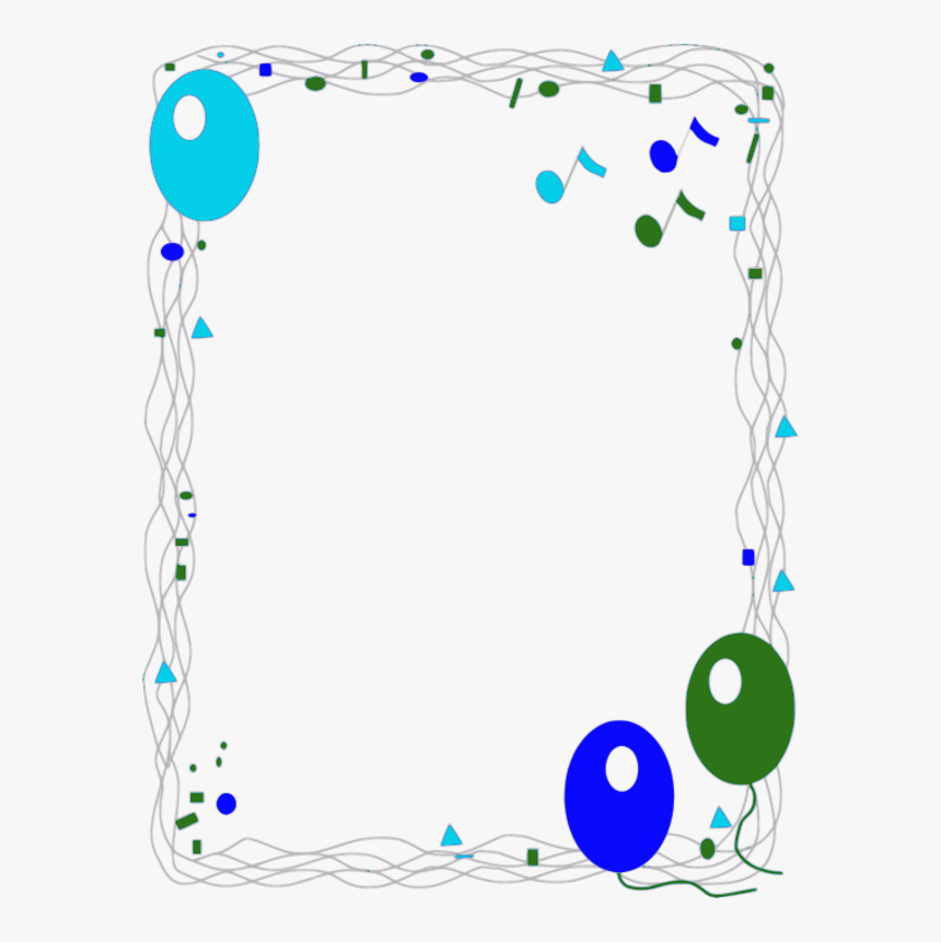 transparent balloon borders clipart happy birthday page border png png download transparent png image pngitem transparent balloon borders clipart