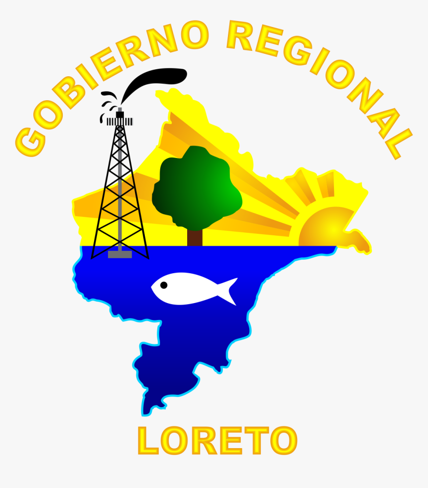 Escudo Región Loreto - Gobierno Regional De Loreto, HD Png Download