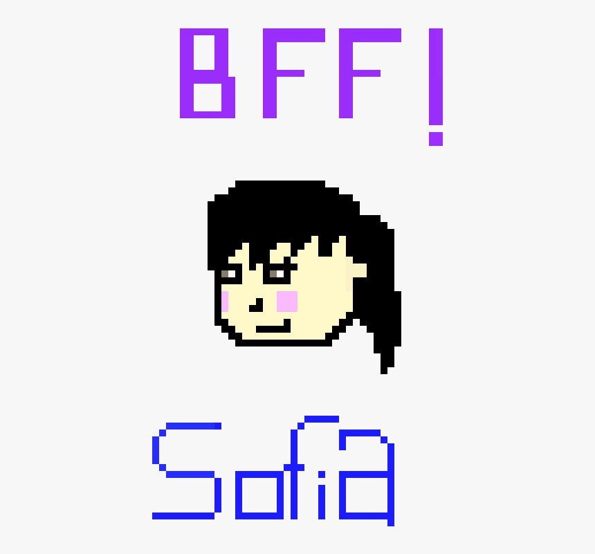 Bff En Pixel Art, HD Png Download