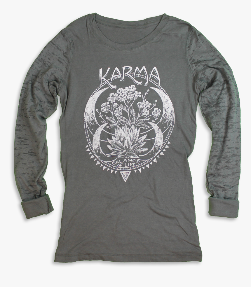 Long-sleeved T-shirt, HD Png Download