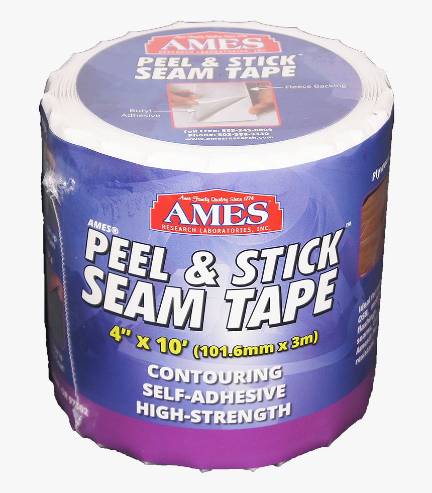 Peel & Stick™ Self Adhesive Contouring Seam Tape - Label, HD Png Download