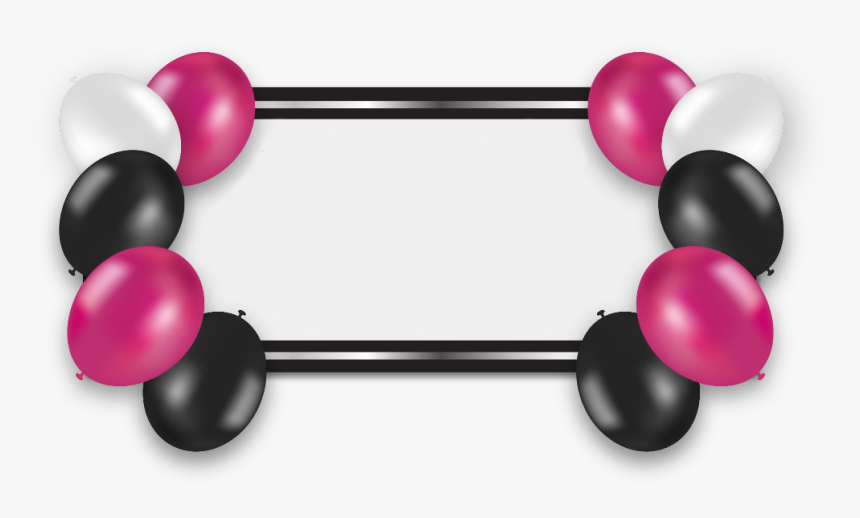 #balloon #happybirthday #birthday #border #balloonborder - Фототокрнтент Для Лазерной Эпиляции, HD Png Download