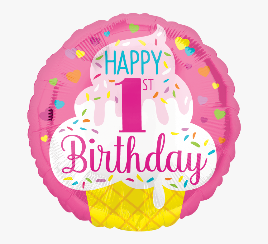 Girl First Birthday Balloon , Png Download - Fête De La Musique, Transparent Png