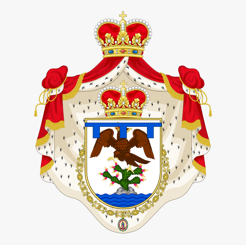 Escudo De Armas De S - Mexican Empire Coat Of Arms Png, Transparent Png
