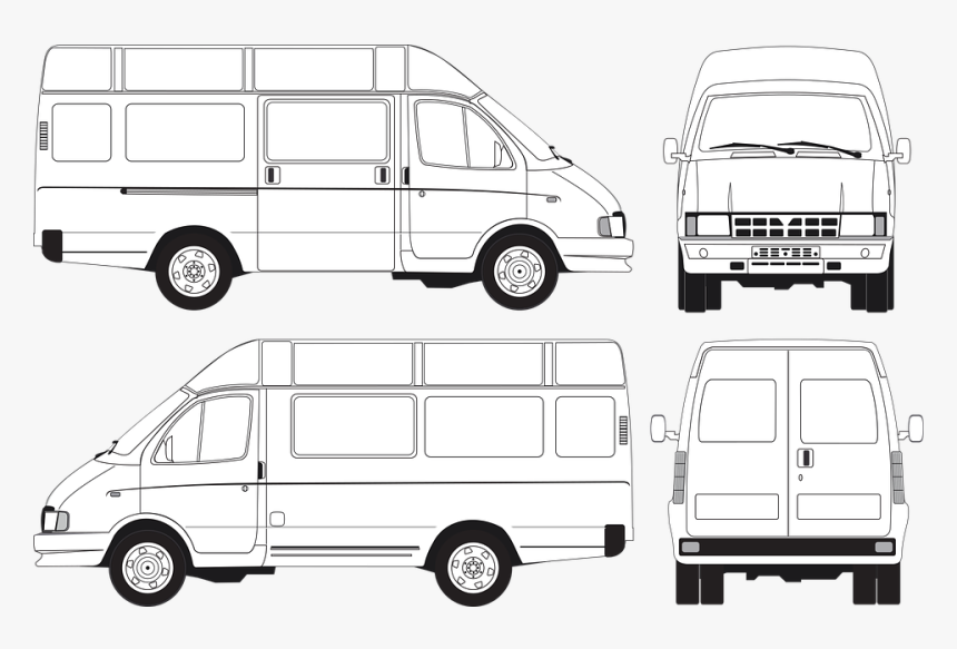Passenger, Sable Bus, Minibus, Sable Utility, Vector - Bus, HD Png Download