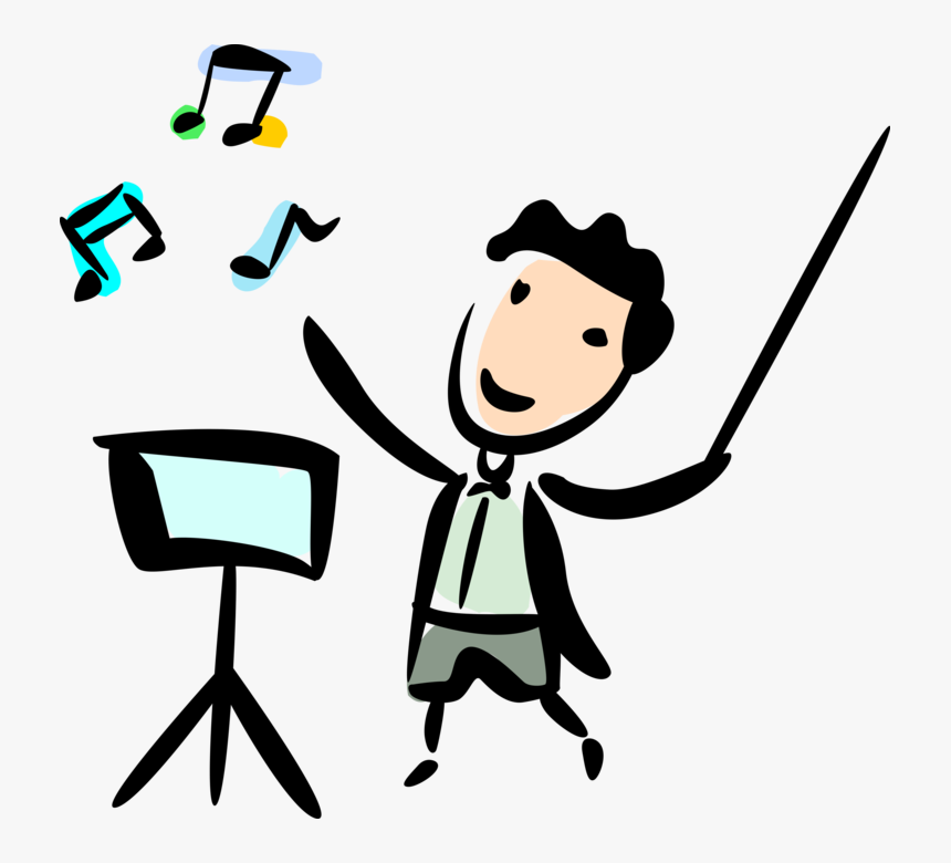 Clip Art By Firkin Instruments Of - Symphony Conductor Clipart, HD Png Download
