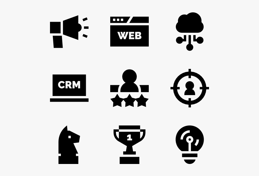 Crm Icon Png, Transparent Png