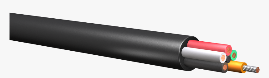 600v/1kv Five Conductor Power Cable, Unarmored - Cable, HD Png Download