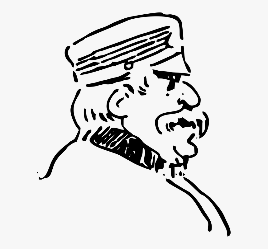 Mans Face, Conductor, Man, Face, People, Vector, HD Png Download