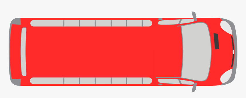 Bus Transport Travel Free Picture - Bus Top View Vector Png, Transparent Png