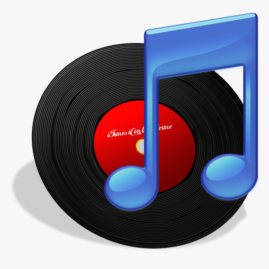 Png File - Itunes Vinyl Icon, Transparent Png