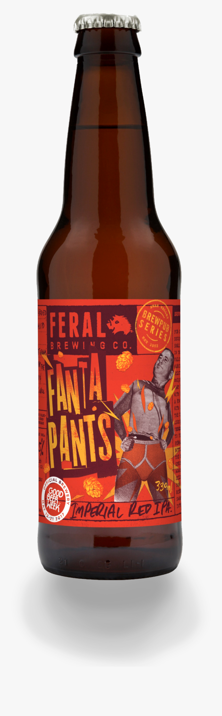 Feral Fanta Pants Artwork Bottle Gbwmock - Tiny Rebel Urban Ipa, HD Png Download