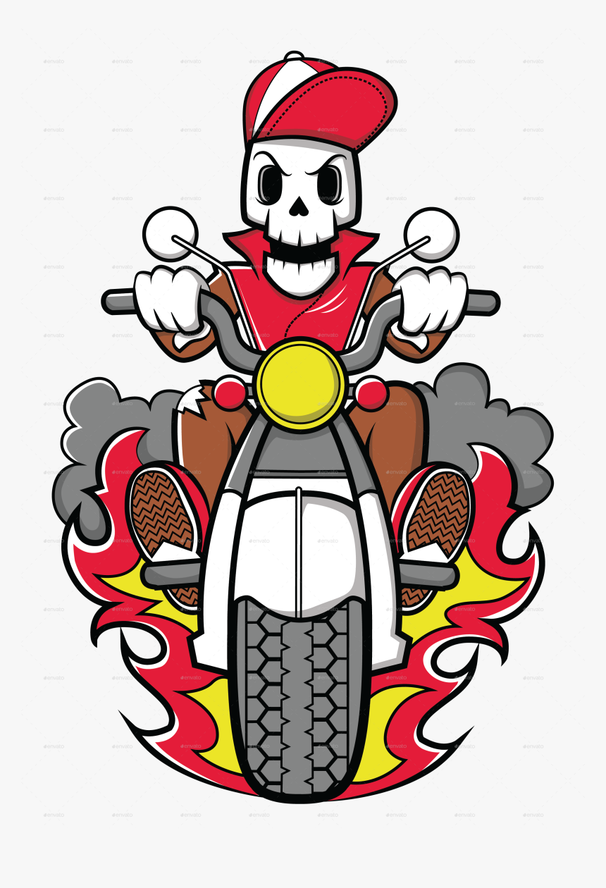 Ghostrider 01 Ghostrider - Cartoon, HD Png Download