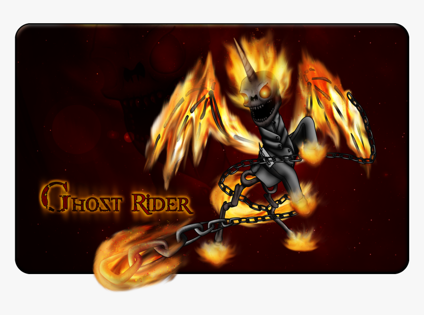 Commission Ghost Rider Poni - Ghost Rider My Little Pony, HD Png Download