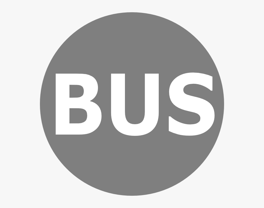 Bus Logo Grau Svg Clip Arts - Bus Symbol, HD Png Download