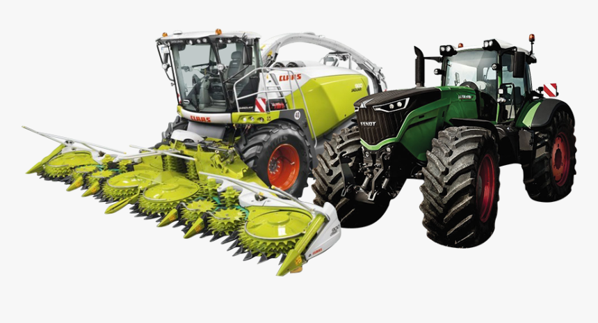 Fendt And Claas Equipment - Tractor, HD Png Download