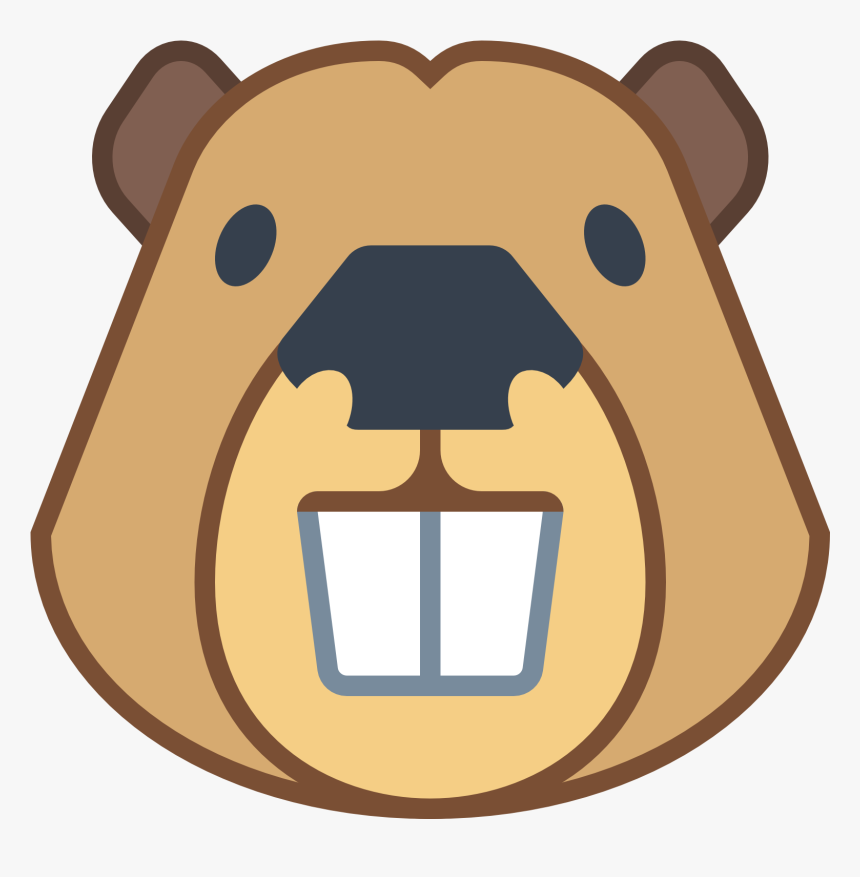 Animals Related To Beavers Png - Beaver Face Png, Transparent Png