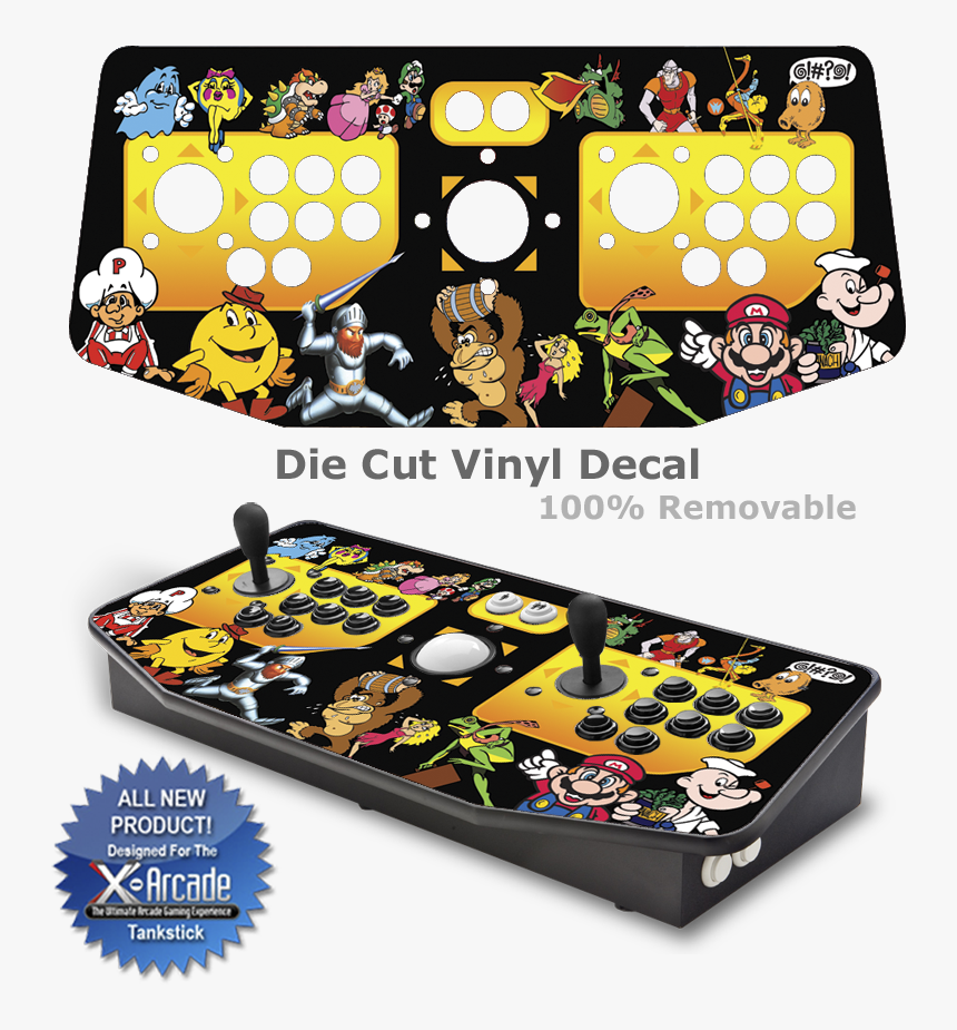 X Arcade Tankstick Art, HD Png Download