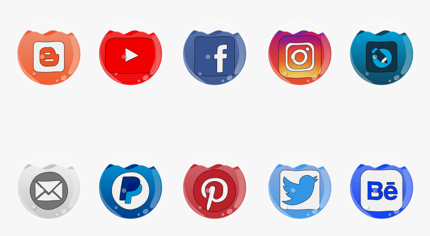Social, Mass Media, Icons, Facebook, Icon, Instagram,, HD Png Download