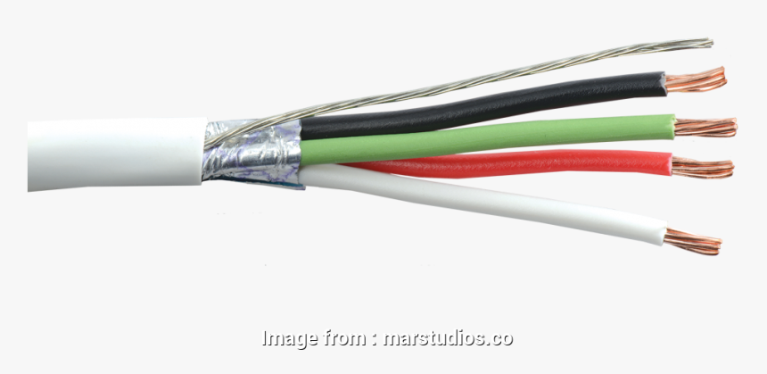 20 Gauge 4 Conductor Stranded Wire 18 4c, Wht Commercial - Electrical Cable, HD Png Download