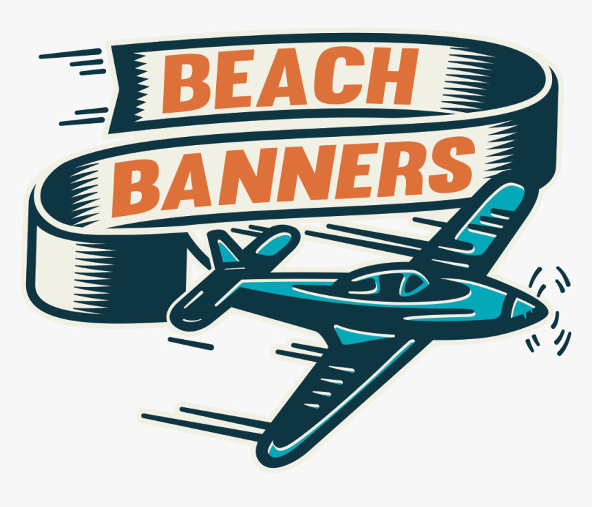 Beach Banners - Advertising Airplane With Banner, HD Png Download