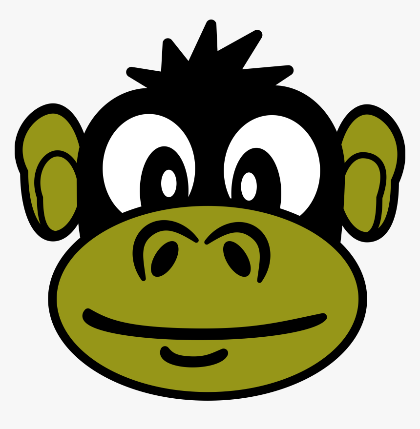 Monkey - Clip Art Silhouette Vector Monkey Vector, HD Png Download