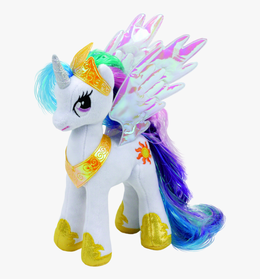 My Little Pony Princess Celestia Beanie Babies - My Little Pony Princess Celestia Toys, HD Png Download