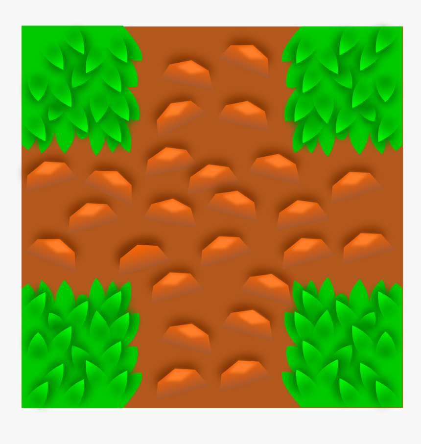 Transparent Dirt Pile Clipart - Grass Tile For Game, HD Png Download