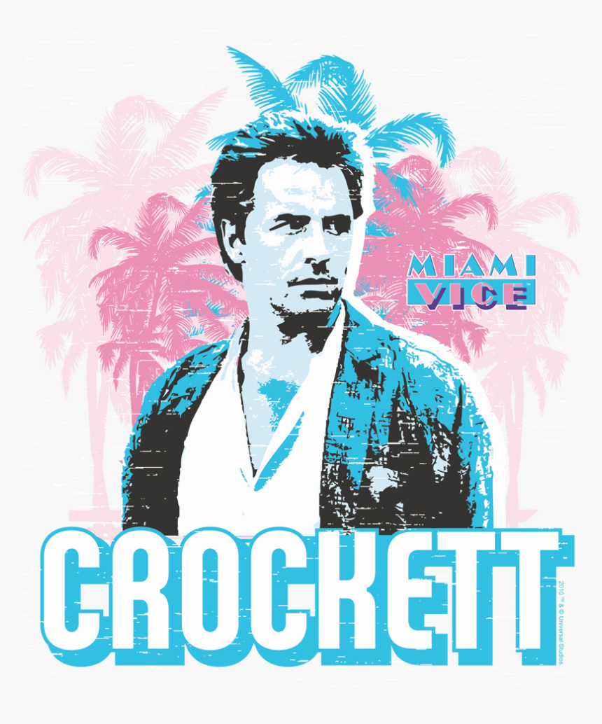 Miami Vice Crockett Shirt, HD Png Download