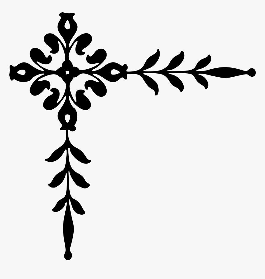 Clipart - Corner Black & White Clipart, HD Png Download