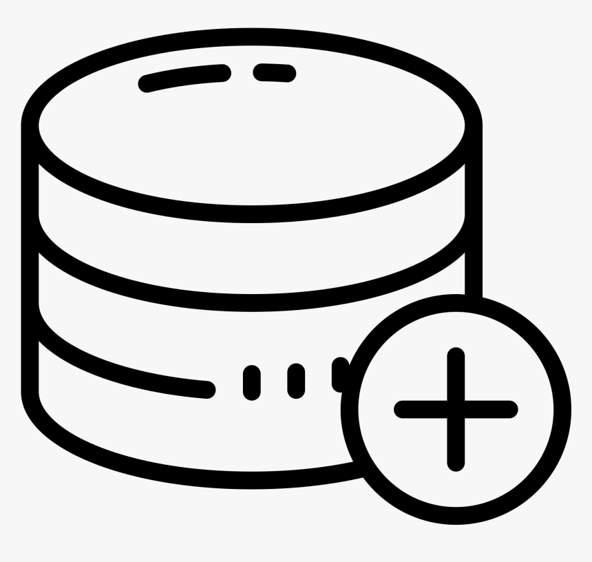 Add Database Icon - Simbolo De Base De Datos, HD Png Download