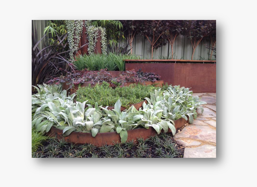 Rusted Metal Edging Gardens, HD Png Download