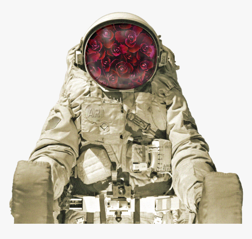 Astronaut Suit Black And White, HD Png Download