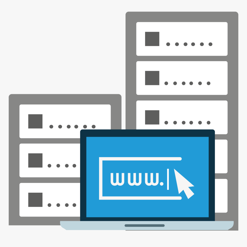 Icono De Hosting Y Dominio, HD Png Download