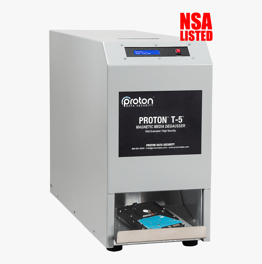 T-5 Degausser - Hard Drive Degausser, HD Png Download