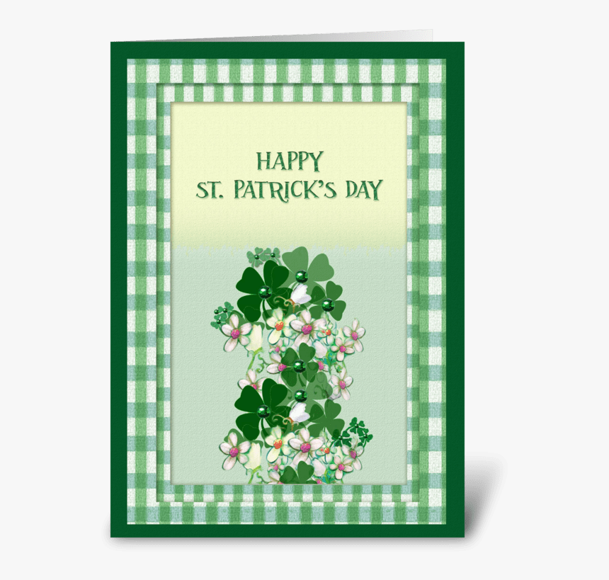 Jeweled Clover, Happy St - Tartan, HD Png Download