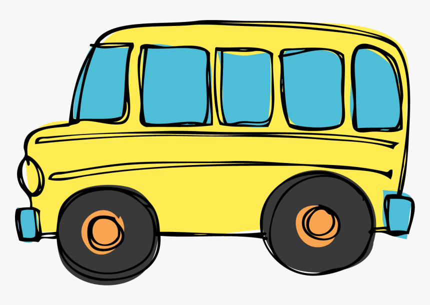Bus Png For Kids - Transparent Background Bus Clip Art, Png Download