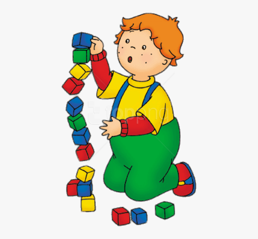 Free Png Download Caillou S Friend Leo Playing With - Caillou Leo, Transparent Png