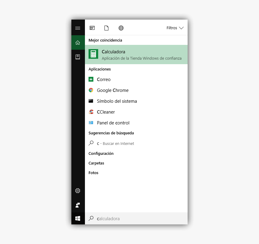 Buscar Programas Cortana Windows - Cambiar Tamaño Letra Windows 10, HD Png Download