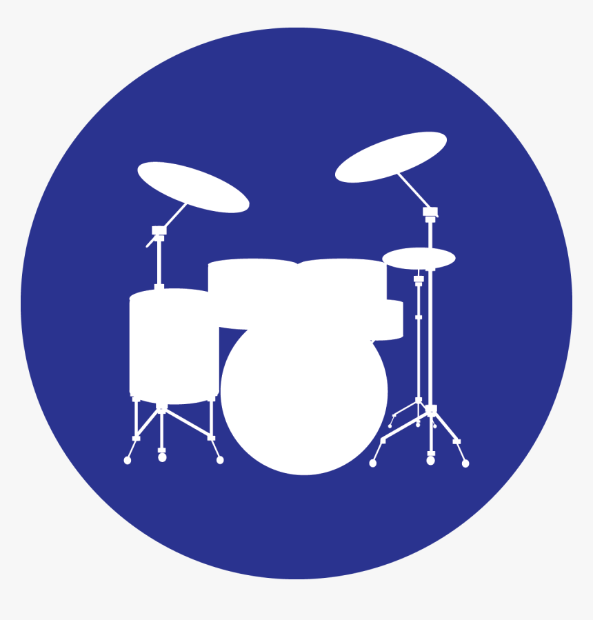 Drum Kit Icon - Illustration, HD Png Download