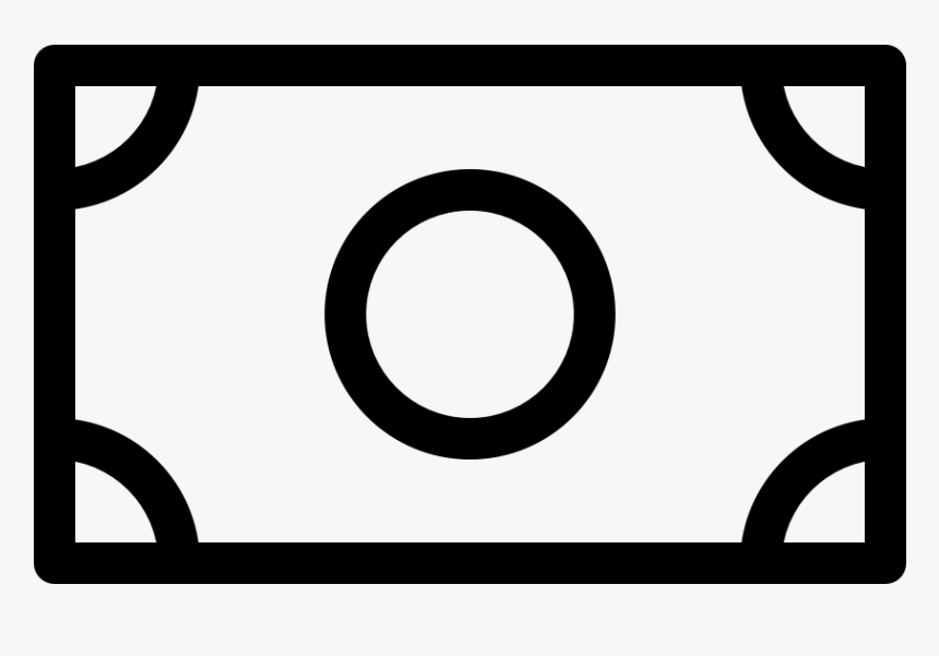 Transparent Note Icon Png - Simple Dollar Drawing, Png Download