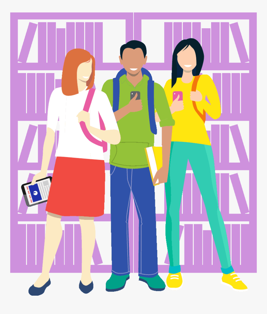 Transparent Students Talking Png - Cartoon, Png Download