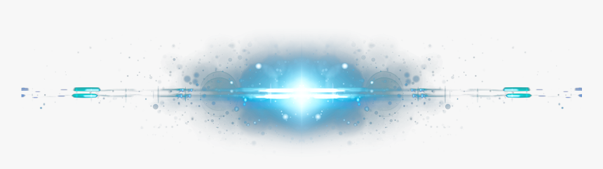 #light #png #space #horizon #blue #glow #effects - Lens Flare, Transparent Png