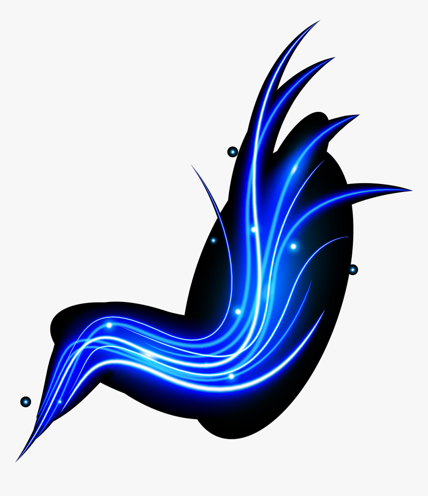 Blue Light Effects Png , Png Download - Illustration, Transparent Png